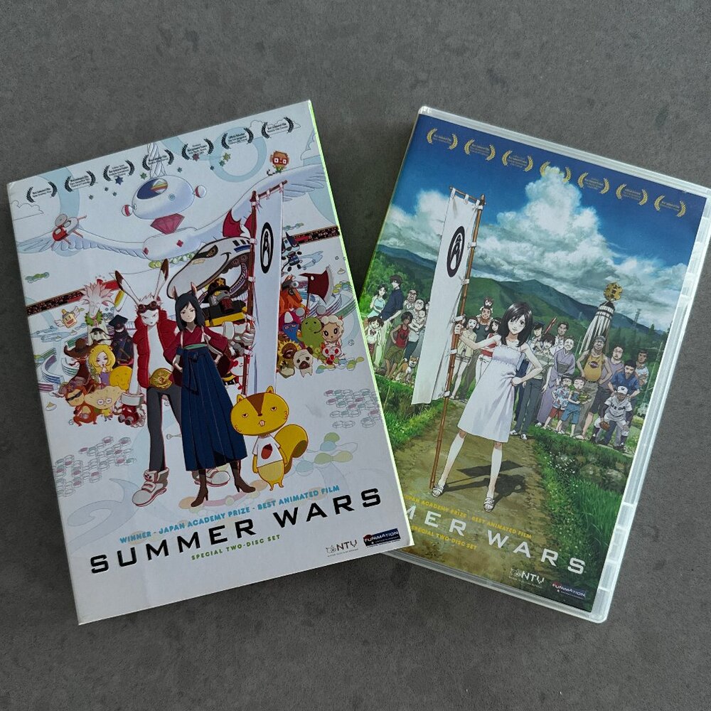 Summer Wars 2 Disk Dvd Collector Set NTV Anime Japan Funimation